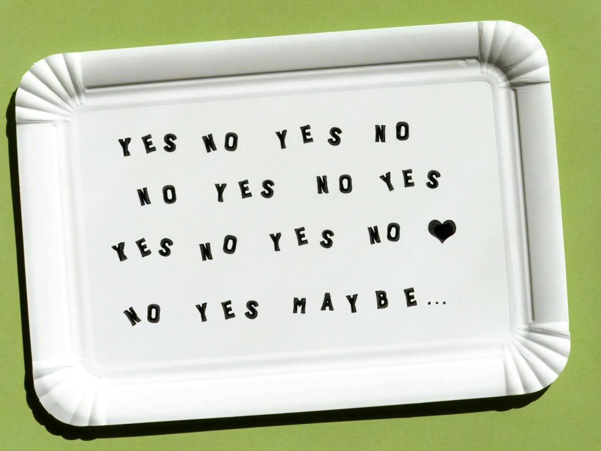 Let your yes be yes and your no be&nbsp;no